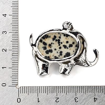 Natural Dalmatian Jasper Pendants G-G112-01P-15-1