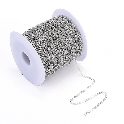 Brass Twisted Chains LS-CHC-Q001-5x4mm-P-1