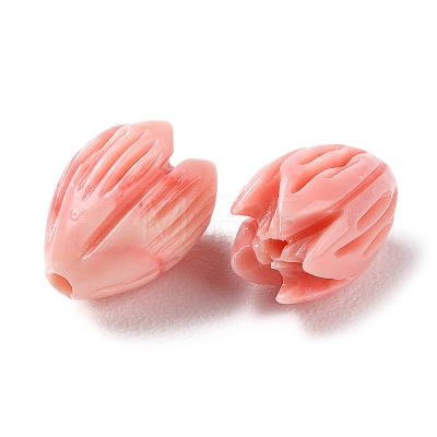 Synthetic Shell Dyed Beads SHEL-K007-07-1