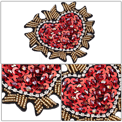 Gorgecraft 3 Style 3Pcs Woven Fabric Ornament Accessories DIY-GF0005-77-1