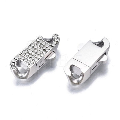 304 Stainless Steel Box Clasps STAS-N087-35A-01P-1