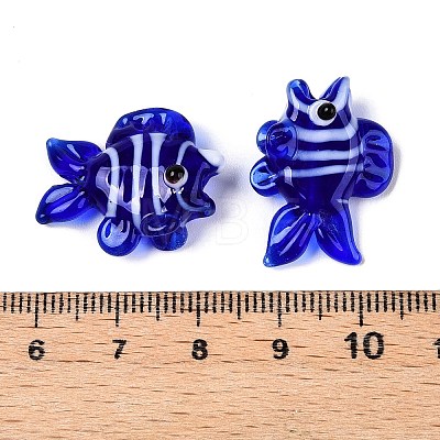 Handmade Lampwork Beads Strands LAMP-N024-35B-1