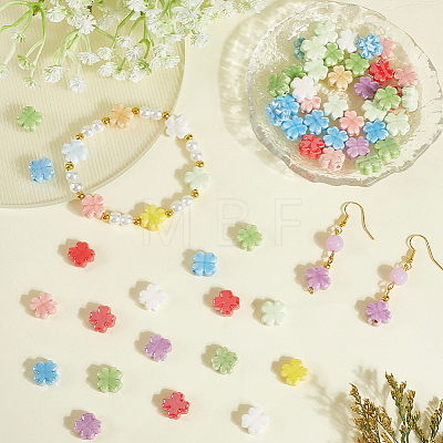 60Pcs Handmade Porcelain Beads PORC-LT0001-01-1
