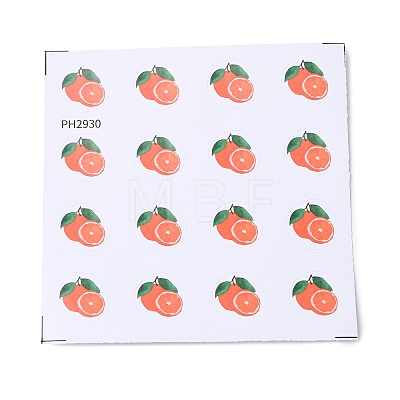 8 Sheets Plastic Waterproof Self-Adhesive Picture Stickers DIY-XCP0003-89-1