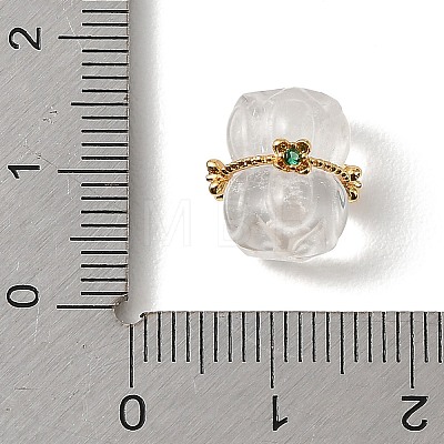Natural Quartz Crystal Beads KK-D262-08G-02-1