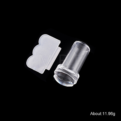 Silicone Nail Art Seal Stamp and Scraper Set X-MRMJ-Q061-001-1