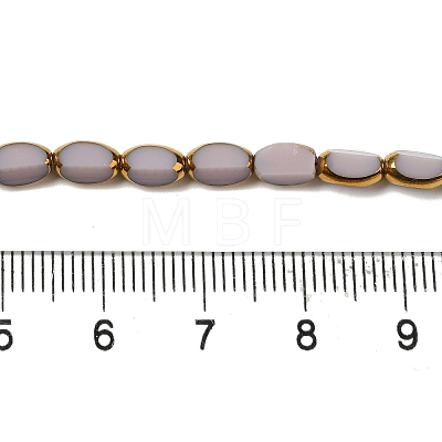 Electroplate Glass Beads Strands EGLA-P061-02A-03-1