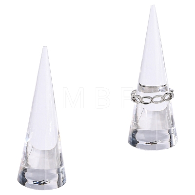 Acrylic Organic Glass Ring Displays RDIS-G005-04C-1