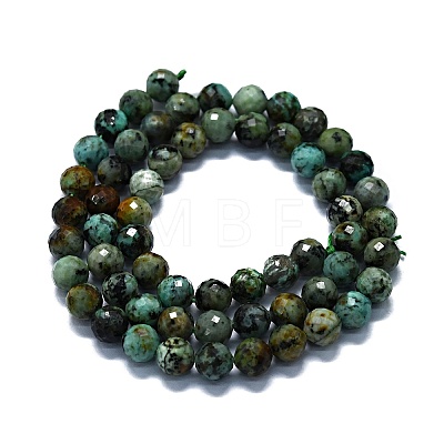 Natural African Turquoise(Jasper) Beads Strands G-G927-24-1