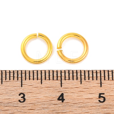 Brass Open Jump Rings KK-G514-01I-G-1