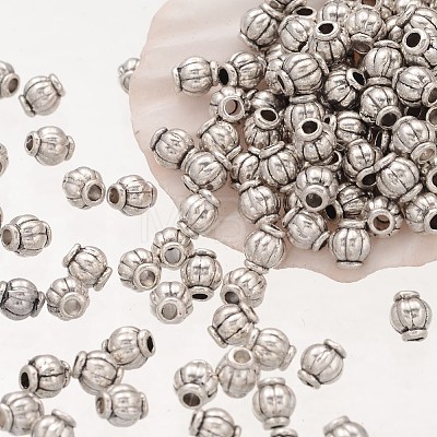 Barrel Tibetan Silver Spacer Beads LS-X-A575-NF-1