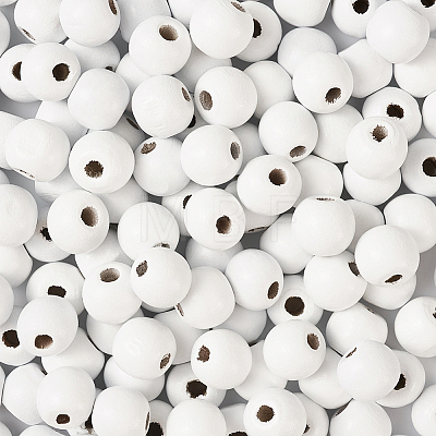Dyed Natural Wood Beads WOOD-TA0001-19-A-1