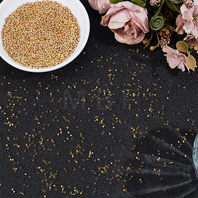 6000Pcs Brass Crimp Beads KK-PA0001-14G-1