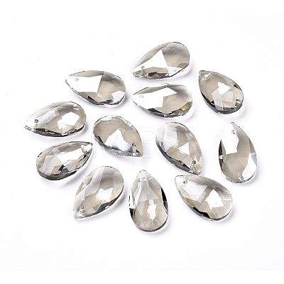 Faceted Glass Pendants X-GLAA-F069-L-A24-1