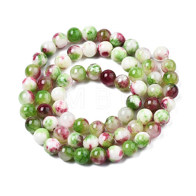 Natural Dyed Persian Jade Gemstone Bead Strands LS-G-R271-6mm-XP03-1