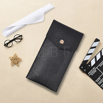1Pc Rectangle PU Leather Eyeglass Cases AJEW-CN0007-01A-1