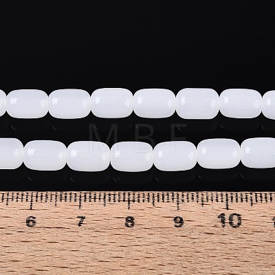 Imitation Jade Glass Beads Strands GLAA-T028-14J-A01-1