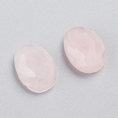 Natural Rose Quartz Cabochons G-L514-029E-1