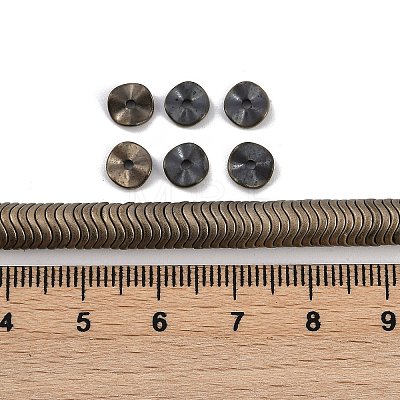 Electroplated Synthetic Non-magnetic Hematite Beads Strands G-H020-M01-A-1