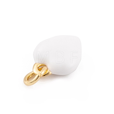 Rack Plating Brass Enamel Pendants KK-P269-10G-05-1