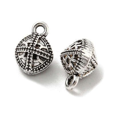 Tibetan Style Alloy Charms FIND-M011-08AS-1