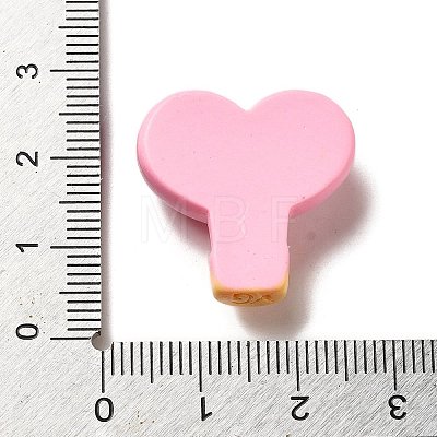 Valentine's Day Theme Opaque Resin Decoden Cabochons LS-RESI-G092-01G-1