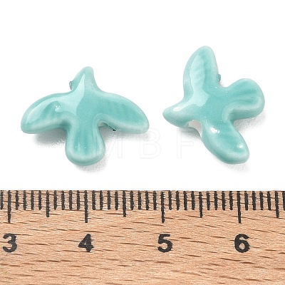 Handmade Porcelain Beads PORC-D013-01G-1