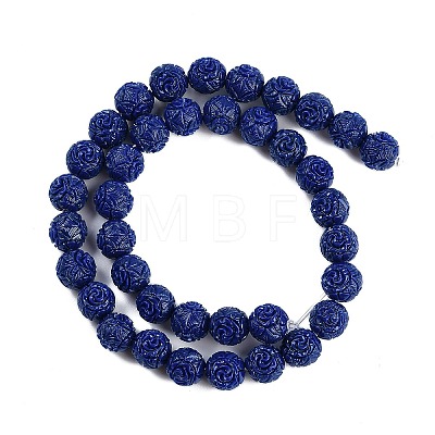 Synthetic Coral Carved Beads Strands CORA-M001-17-1