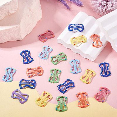 Iron Enamel Snap Hair Clips PHAR-TADJ0001-06E-1