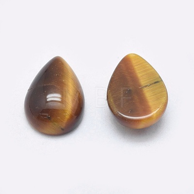 Natural Tiger Eye Cabochons G-P384-N02-1