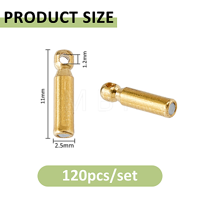 120Pcs Brass & Silicone Brooch Pin Backs KK-FH0008-42-1