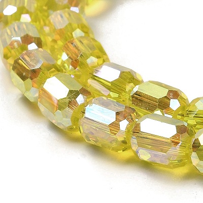 Electroplate Glass Beads Strands EGLA-D030-19B-1