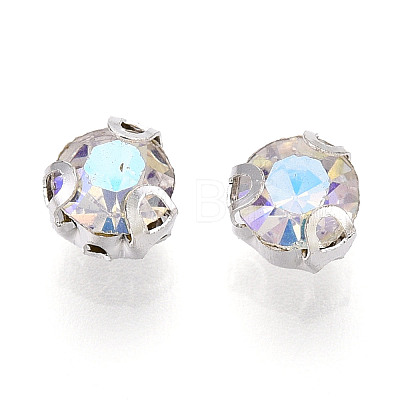 Sew on Rhinestone Montee Beads KK-T071-01D-01-1