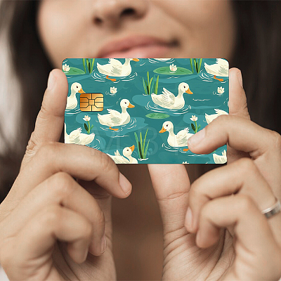 Plastic Waterproof Card Stickers STIC-WH0032-013-1