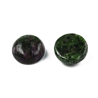 Synthetic Ruby in Zoisite Gemstone Cabochons G-T020-8mm-17-1