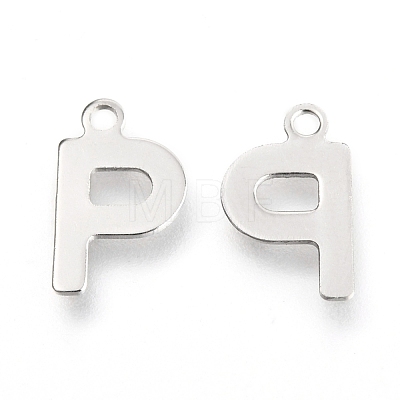 Non-Tarnish 201 Stainless Steel Charms STAS-C021-06P-P-1