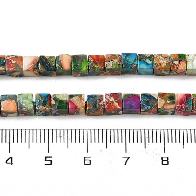 Dyed Natural Imperial Jasper Beads Strands G-H087-F02-01A-1