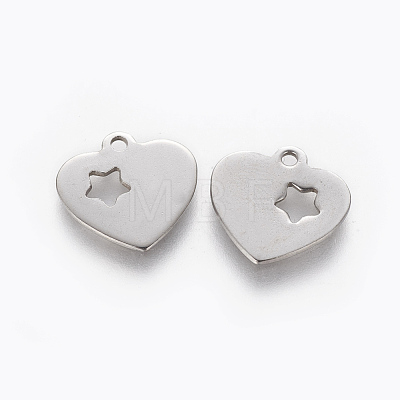 201 Stainless Steel Charms STAS-L233-038P-1