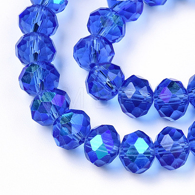 Electroplate Glass Beads Strands EGLA-A034-T2mm-L26-1