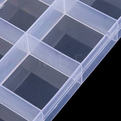 Transparent Plastic Bead Containers X1-CON-YW0001-13-1