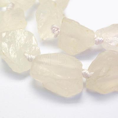 Natural Quartz Crystal Beads Strands G-G697-E01-1