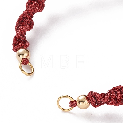 Adjustable Polyester Braided Cord Bracelet Making AJEW-JB00848-05-1