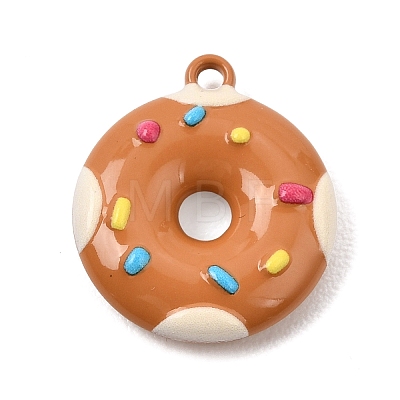 Spray Painted Alloy Pendants AL-CBAD39A-01E-1