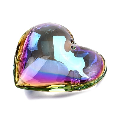 Electroplated Glass Pendants GLAA-G122-06E-1