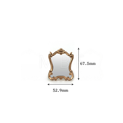 Miniature Retro Resin Mirrors MIMO-PW0001-012C-1