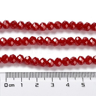 Baking Painted Imitation Jade Glass Bead Strands DGLA-A034-J6MM-A29-1