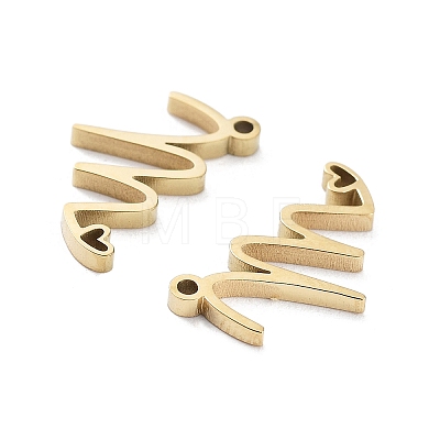 304 Stainless Steel Charms X-STAS-M327-02G-M-1