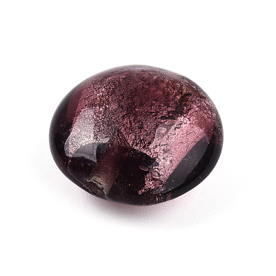 Handmade Silver Foil Glass Beads SLF20mmY-02-1