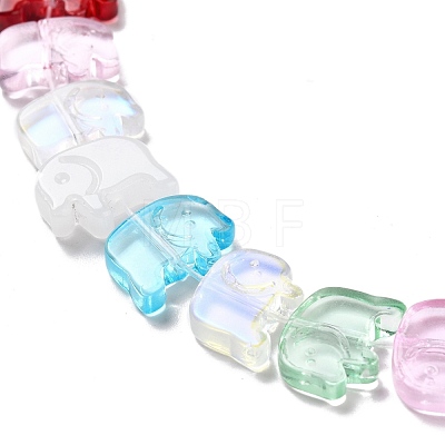 Transparent Glass Beads Strands GLAA-F114-03D-1