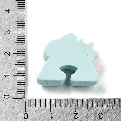 Opaque Resin & Plastic Cabochons RESI-K029-01E-1